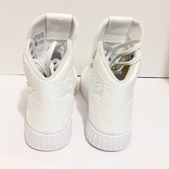 New White Hightop Adidas Sneakers - Picture 3 of 4